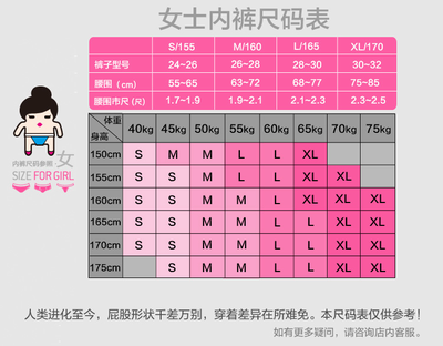 宝宝裤子尺码对照表