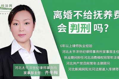 不拿抚养费会判刑吗