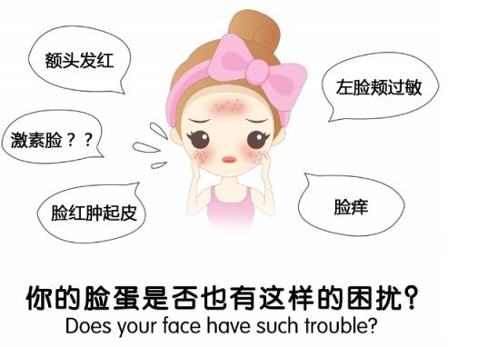 痘痘油肌脸会发红