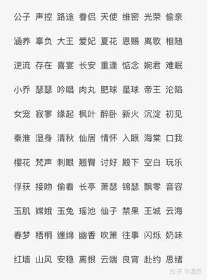 好听两字网名