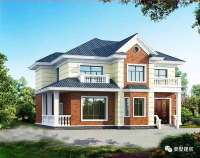 20万农村自建别墅二层