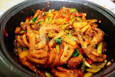 干锅鸭脚的制作方法
