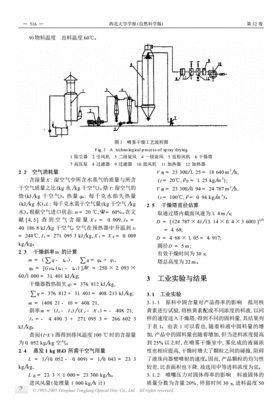 压力喷雾干燥工作原理和设备选型