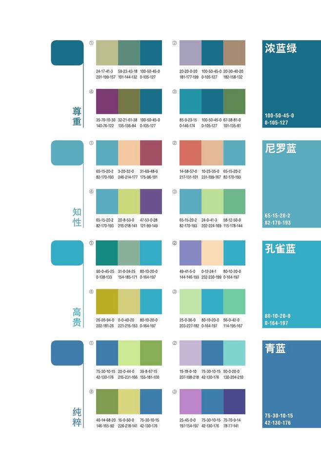 搭配色系