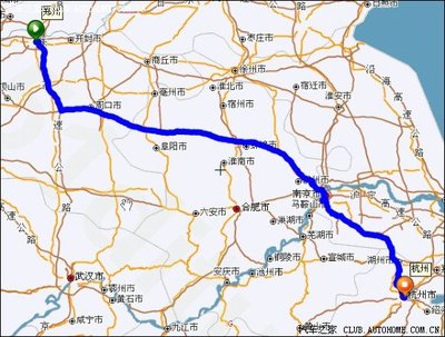 杭州到郑州多少公里