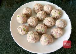 冬菇肉丸的制作方法