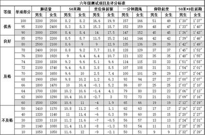 测试打分