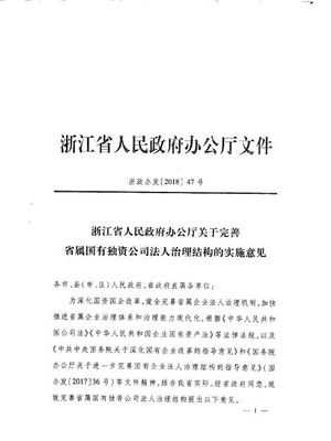 完善法人治理结构