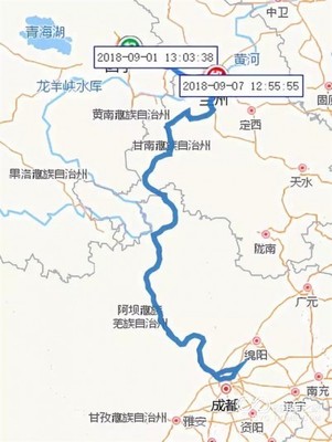 青海湖到成都多少公里