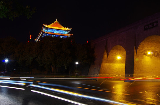 西安古城墙夜景拍摄攻略
