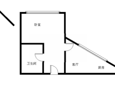 房子厨房和卫生间小