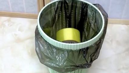 厨房洗菜自制垃圾桶
