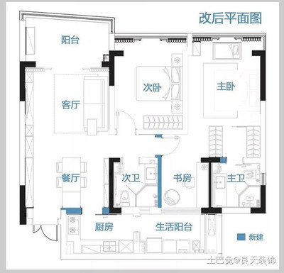 套房想改厨房位置