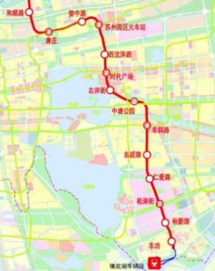 苏州火车站到金鸡湖