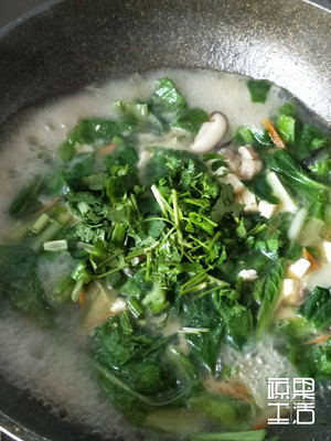 香菇豆腐白菜汤的做法