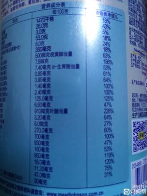 100克奶粉有多少