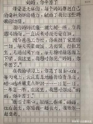 感受母亲的爱作文500字作文怎么写