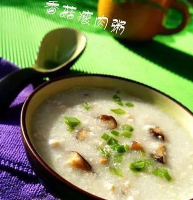 宝宝的大米香菇瘦肉粥