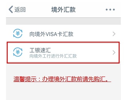 工行外汇转账需要什么
