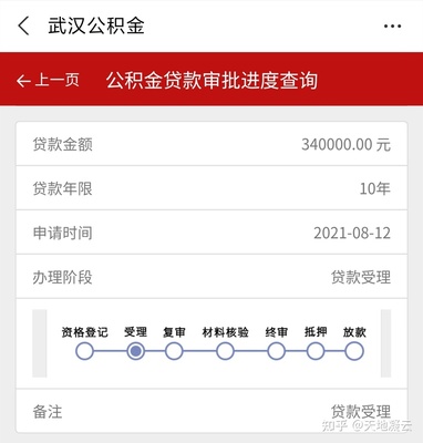 贷款审批进度