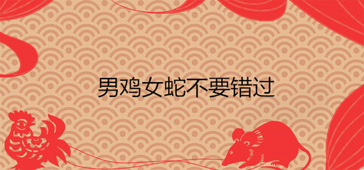 男鸡女蛇属相合吗