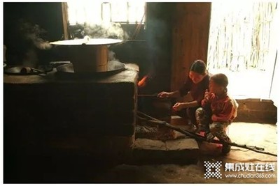 砖头垒的厨房