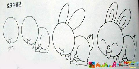 站着的小兔子怎么画