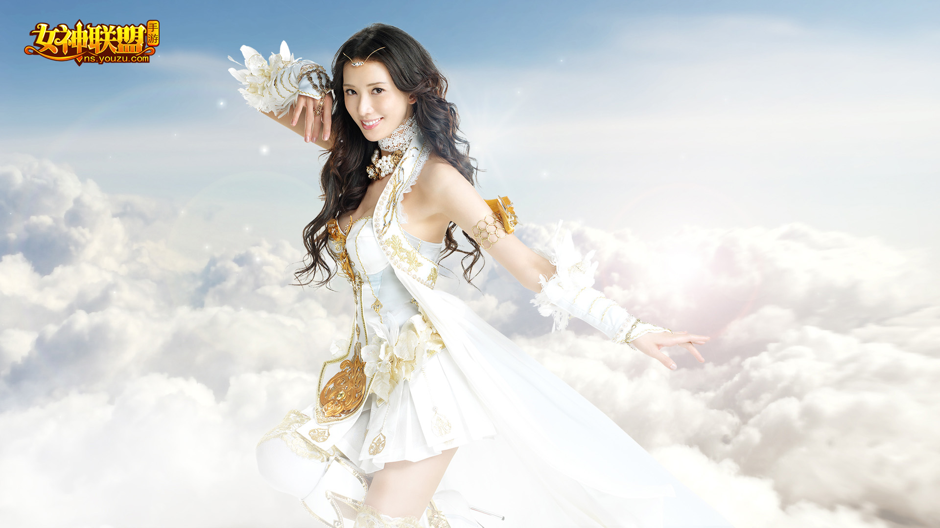 女神林志玲喷血写真!《女神联盟》高清壁纸