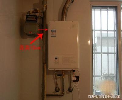 燃气热水器的安装高度