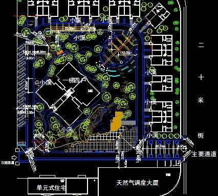 小区景观设计平面图