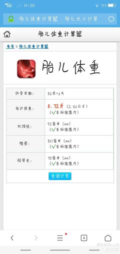 胎儿体重器