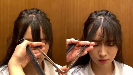自己怎么给自己剪刘海