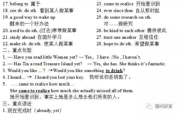 醒来的短语英语