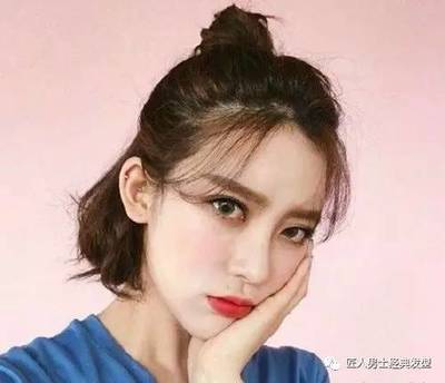 短发怎么扎显脸小