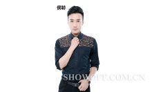 男生中发发型
