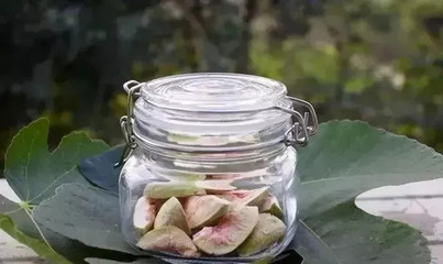 无花果果茶干制作方法