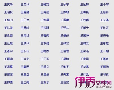 女孩儿起名字