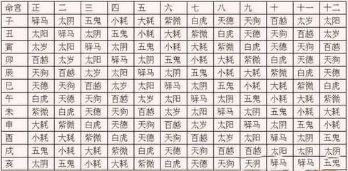 八字 命宫