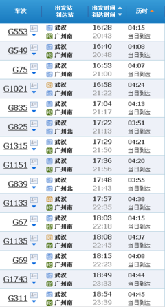 武汉至广州高铁