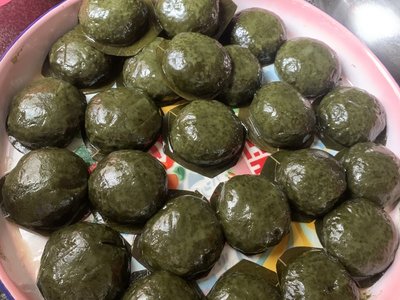 艾叶粑粑的制作方法