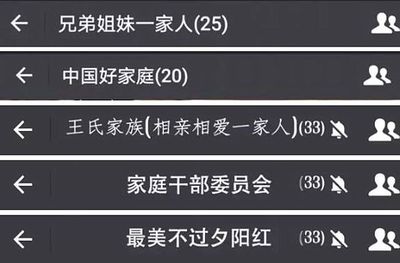 家庭群怎么取名