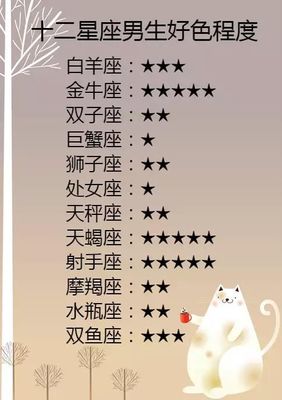 好色星座