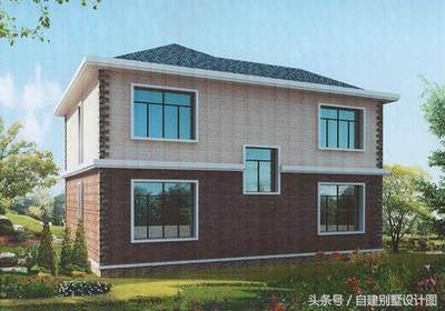 自建二层楼房设计图