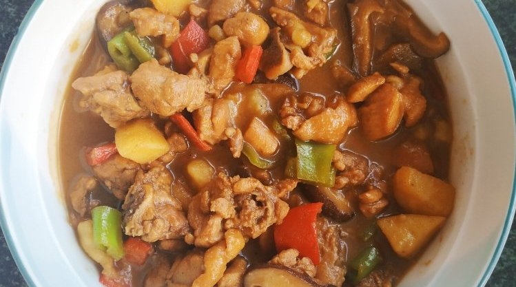 黄焖鸡的制作方法.