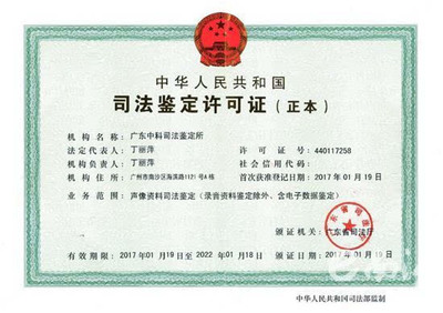 司法鉴定范围