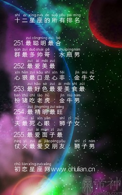 最聪明的星座男