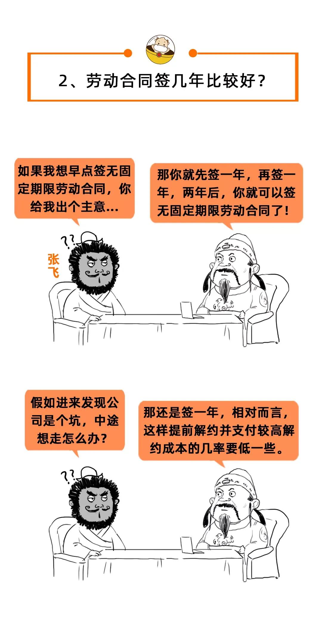 签合同签一年和签三年