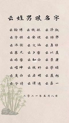 云字起名女孩
