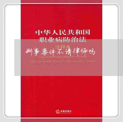 刑事案件请律师和不请律师的区别
