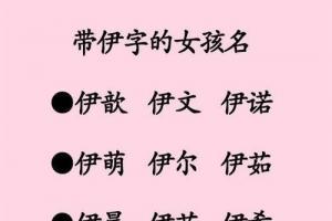 依字取名的寓意